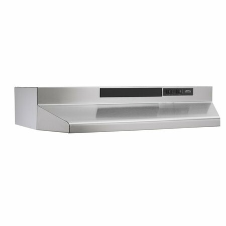 ALMO 30-Inch Stainless Steel Convertible Under-Cabinet Range Hood with 260 CFM Blower 433004